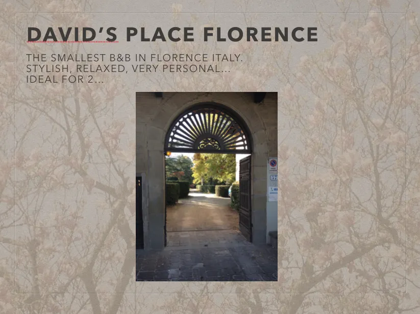 David's Place Florence - Image 1