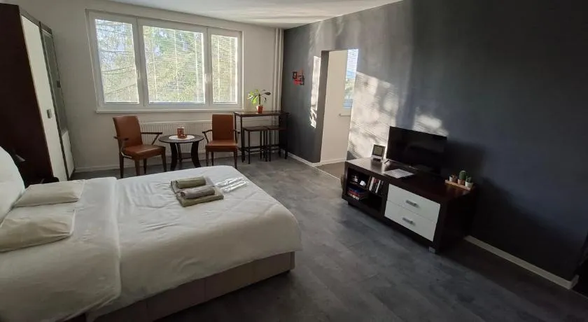 Stylish 1-bedroom apartment for 3 with balcony, free parking & river views in a quiet area - Image 1