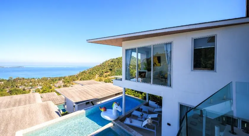 Azure Vista Haven 3br Seaview L-Shape pool Villa - Image 1