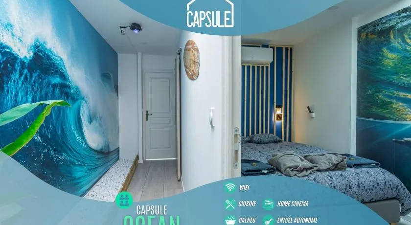 Capsule Océan 2 Chambres- Billard - Jacuzzi - Netflix - Image 1