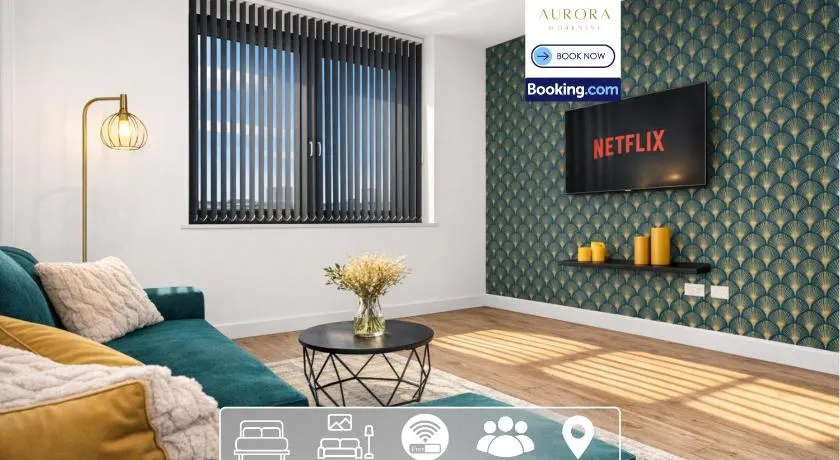 Stylish 1BR With Private Parking by Kew Gardens By Aurora WorkNest Short Lets & Serviced Accommodation London - Image 1