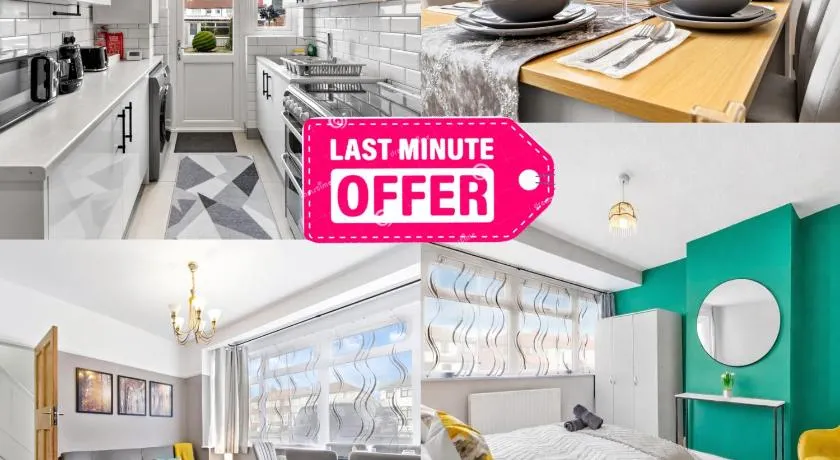 4BR 1BA New House in Wembley Harrow Sleeps 9 - Image 1