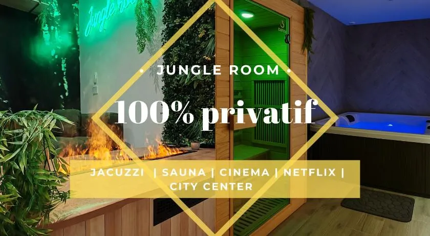 Jungle Room - Sauna, Jacuzzi, Cinéma - Hyper Centre - Image 1