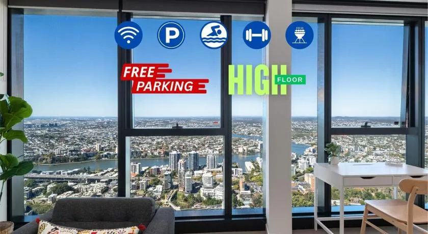 Sky-high Landmark River & Bay View 2BR CBD Free Parking - Image 1