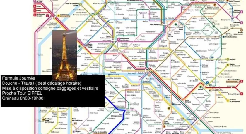 Chatillon Plus Citea Express Chambre chez l habitant Chatillon métro pour nuitée avec accès direct Paris centre et Espace limité en journée Paris sans nuitée accès limité 9h00-18h00 dépôt bagage - Image 1