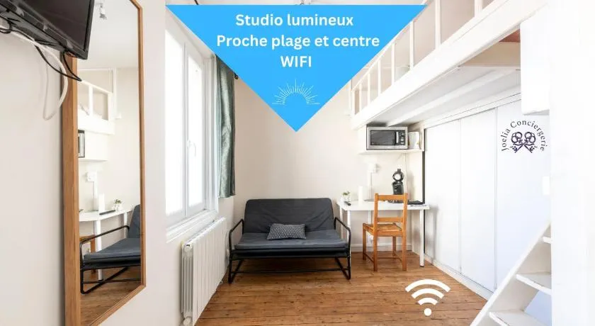 Studio lumineux centre proche plage - wifi - Image 1