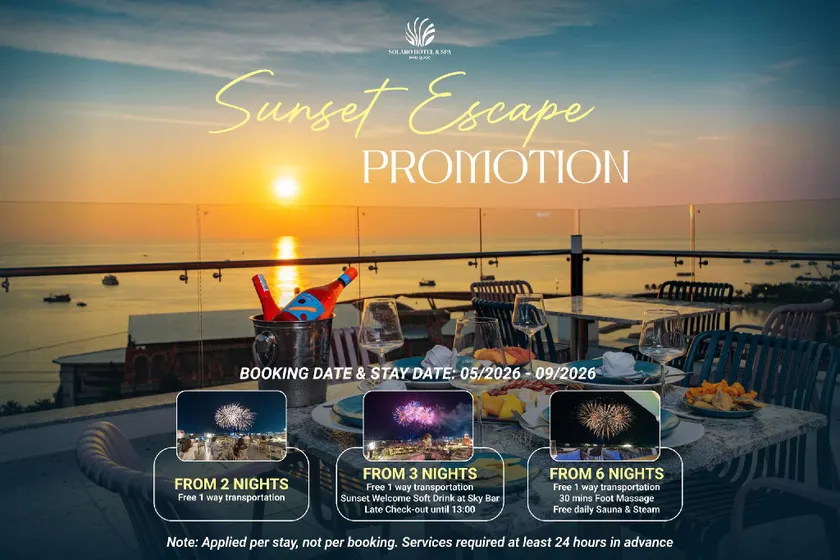 Solaro Hotel & Spa Phu Quoc - Sunset Town Seaview & Fireworks - Image 1