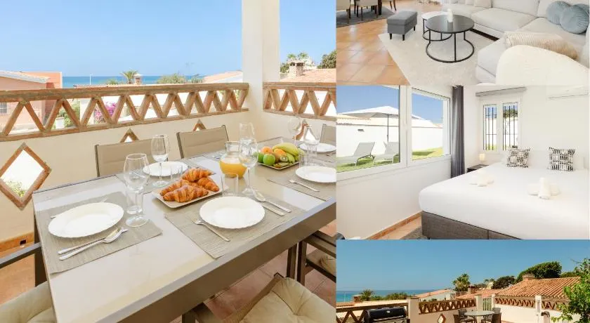 Beachfront with Private Terrace, Garden, BBQ, and Garage in Marbella - Image 1