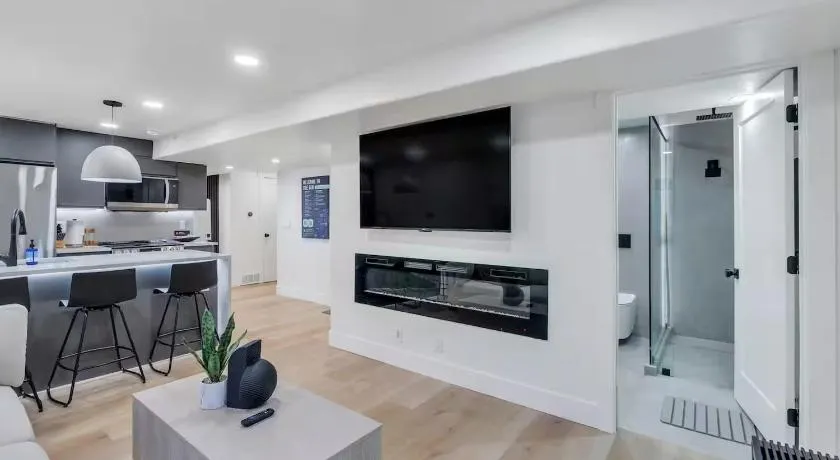 Modern LuxeDen with Private Hot Tub and Fenced Yard - Image 1