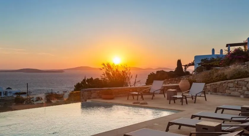 Newly built spectacular Sunset villa at St. John, Mykonos - Image 1