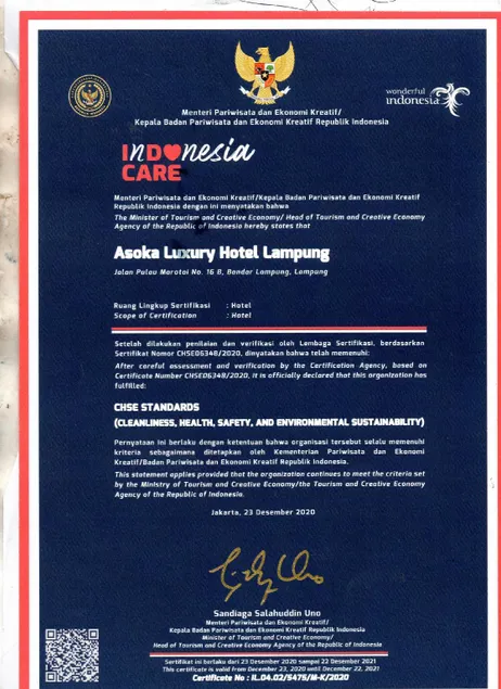 Asoka Luxury Hotel - Image 1