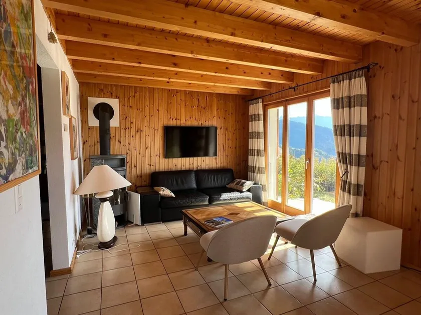 Chalet cosy plein sud proche Crans Montana et Anzère! Vue unique sur les Alpes - Image 1