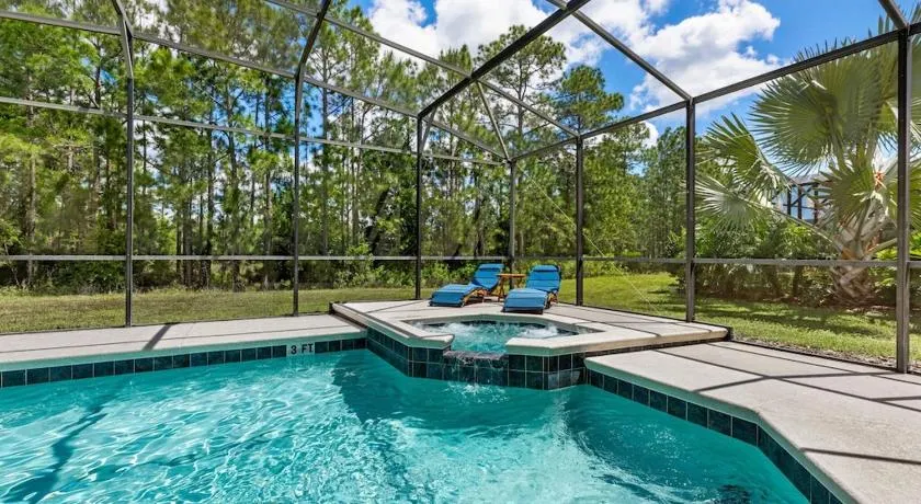 #469-Fabulous 6 Bed home with private pool/spa, extended deck and a conservation view - Image 1