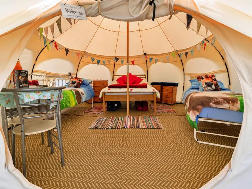 Bell Tent in Devon with Countryside Views - Image 1