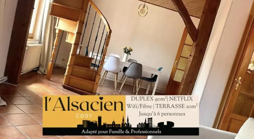 L’Alsacien Cosy : Duplex - Netflix - Wifi/Fibre - Image 1