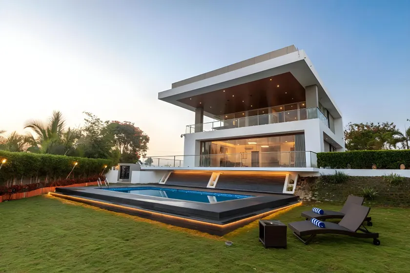 SaffronStays Jannat, Igatpuri 100 Percent pet-friendly villa with amazing lake view - Image 1
