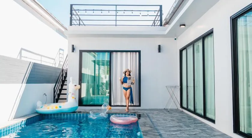 Arthur Pool Villa Chaam 3BR with Iconic Mountain view Pet & Family Friendly - Image 1