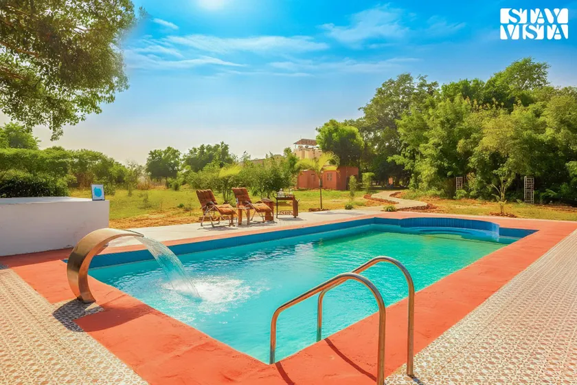 StayVista at Villa M3 - Farmstay with Lawn & Pool - Image 1