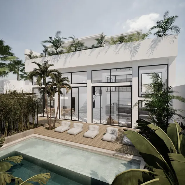 Villa Daya Canggu - 5 Mins to Beach, Rooftop Cinema and Private Cook - Image 1