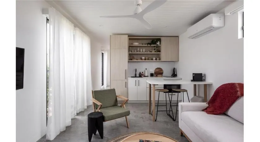 Modern Studio with Outdoor Bath and Cabin Sauna - Image 1