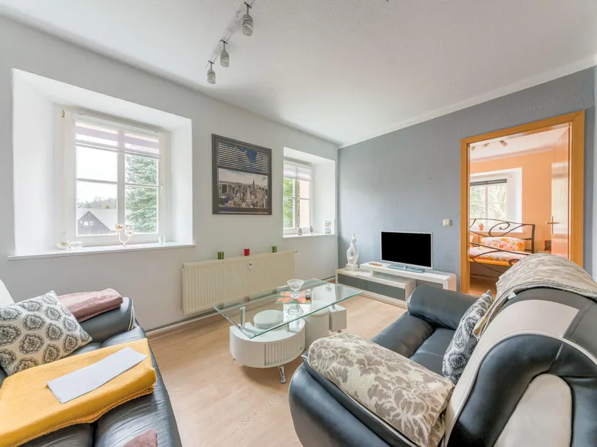 Modernly furnished apartment in the Ore Mountains with use of garden - Image 1
