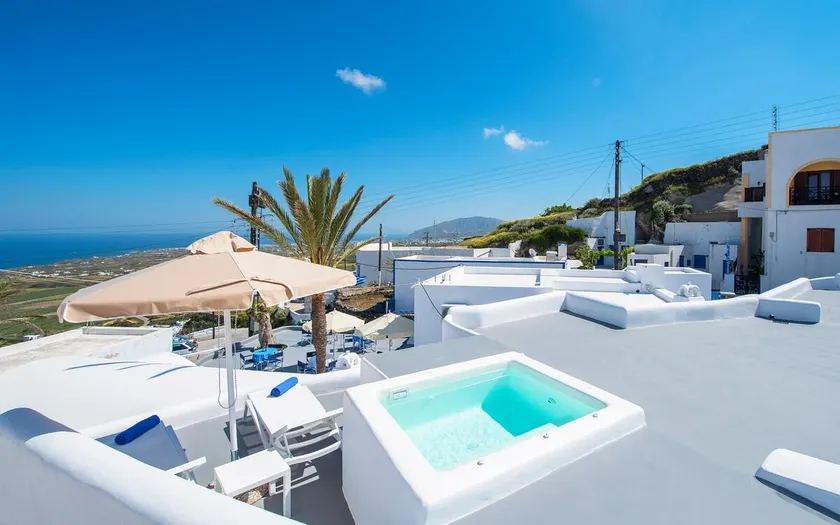 Tholos Arched Villa, Jacuzzi, Sea View - Image 1