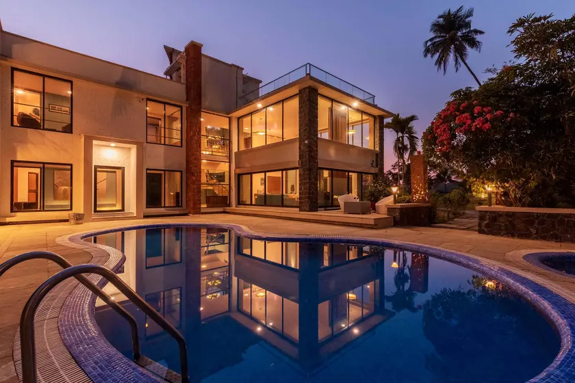 Our Beloved Summer by StayVista - Offering a swimming pool, expansive lawn, badminton court and indoor games - Image 1
