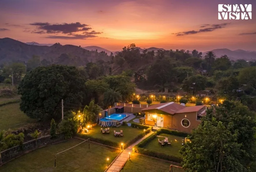 StayVista at Rayana with BBQ, Bonfire & pool - Image 1