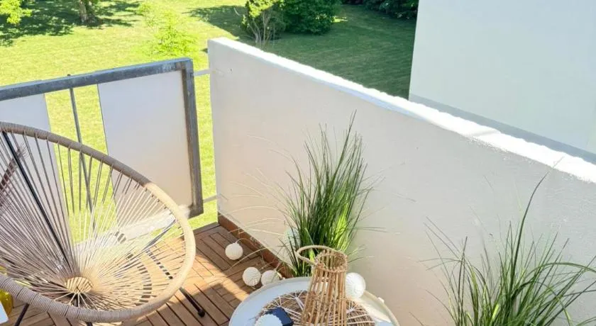 Stilvolles Boho-Apartment nahe Mainz mit Balkon & Parkplatz - Image 1