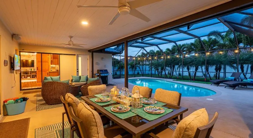 NEW! House of Palms! Private Pool Home! Short Drive to AMI - Image 1