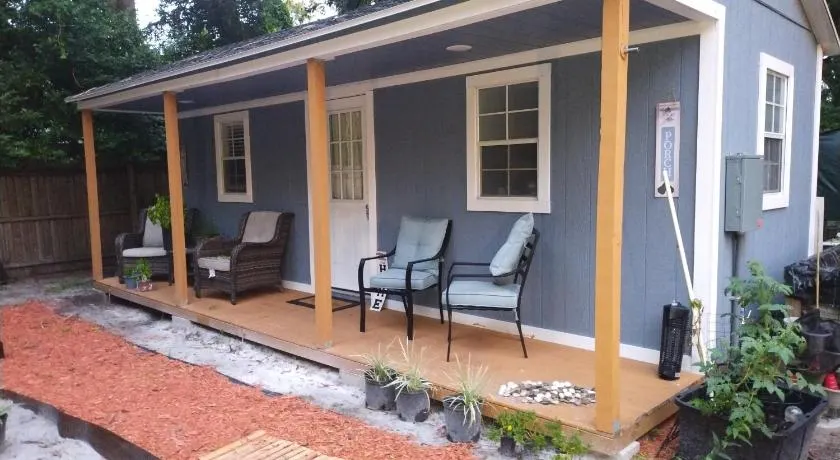 Tiny home barn style in backyard with Animals - Image 1