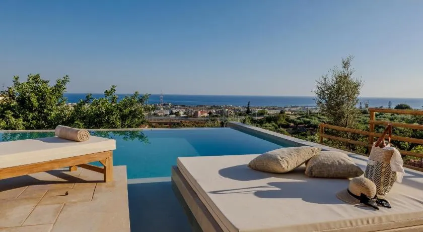 Malia Vista Villa with Panoramic Sea View and Private Pool - Image 1