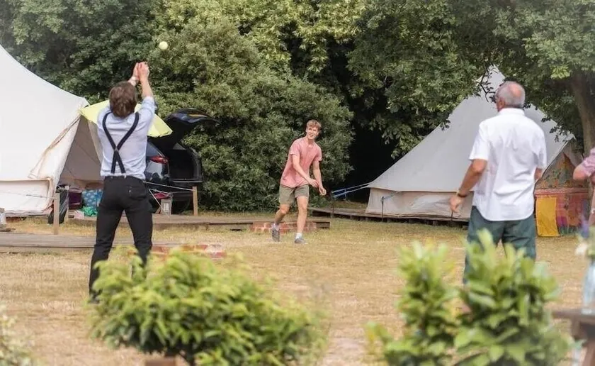 Bell Tent Glamping at Royal Victoria Country Park - Image 1