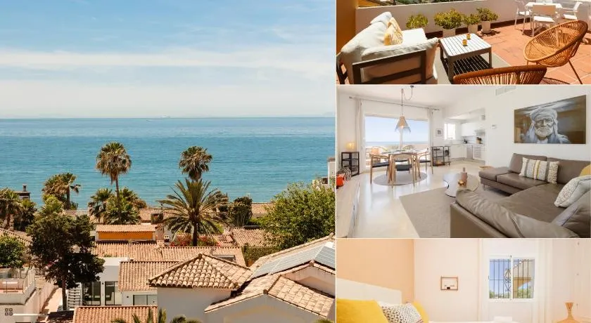 Modern beachside Penthouse with amazing sea views in Costabella, Marbella - Image 1