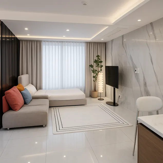 New highend residence near nambu bus terminal 방1 거실1 더블침대2개 - Image 1