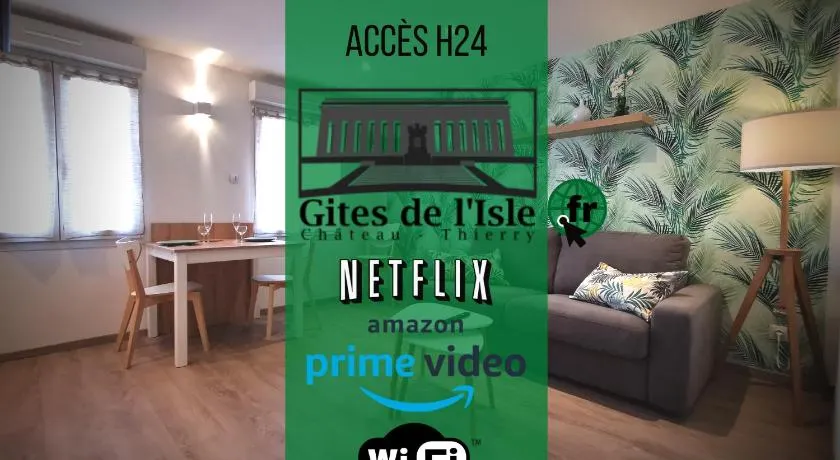 Gîtes de l'isle Château-Thierry - WiFi Fibre - Netflix, Disney, Amazon - Séjours Pro - Image 1