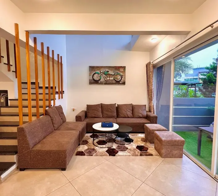 Scarlet 3BHK with Pvt Pool by Stellar Stays - Image 1
