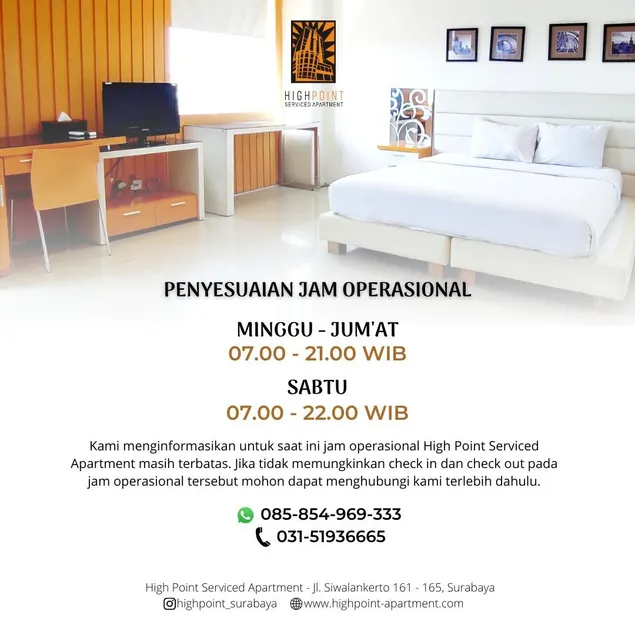 Best Value & Spacious Studio Room Apartment at High Point Serviced By Travelio - Image 1
