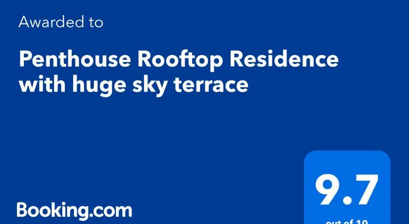 Penthouse Rooftop Residence with huge sky terrace - Image 1
