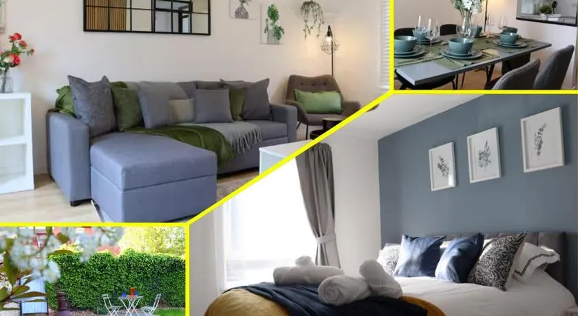 3BR Entire House, Garden, BBQ, Free Parking, 2 Bathrooms, Sleeps 7 - Image 1