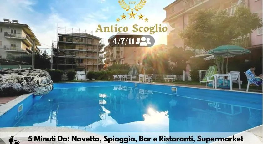 L' Antico Scoglio Appartamenti comfort Nocera Terinese Scalo - Fino a 11 Ospiti - Piscina - Navetta Aeroporto-Stazione & Multi-Destinazioni - Spiaggia a 300mt - Giardino e Zona pranzo all'aperto - WiFi & SmartTV - Aria Condizionata - Image 1
