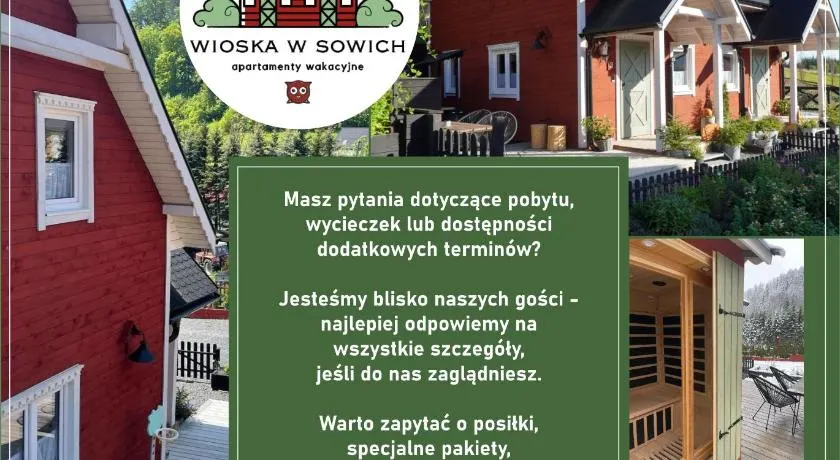 Wioska w Sowich Sokolec domki w sercu Gór Sowich Sauna & Jakuzzi Offroad x4x4 - Image 1