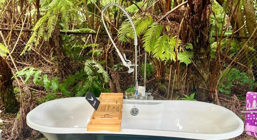 Romantic Retreat, Relax at Hot-tub, Indoor & Outdoor shower, firepit, 5 min to Hawaii Volcano park - Image 1