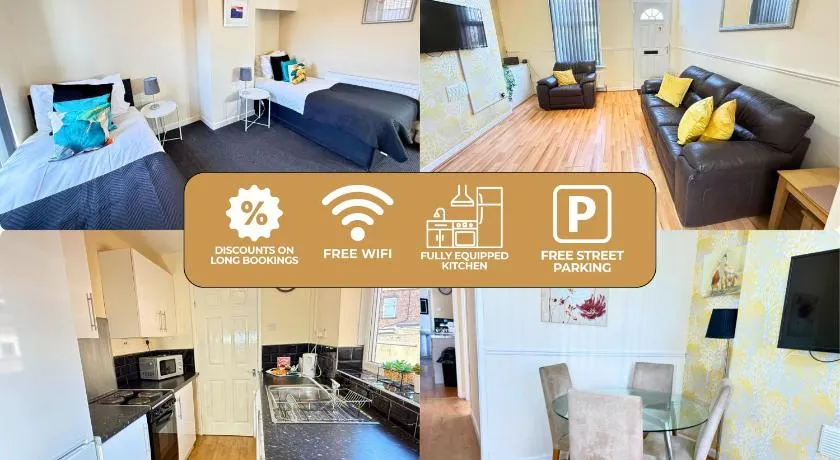 SPACIOUS 3 BEDROOM HOUSE WITH FREE STREET PARKING and WIFI IDEAL FOR CONTRACTORS by NORTH WEST ACCOMMODATION - Image 1