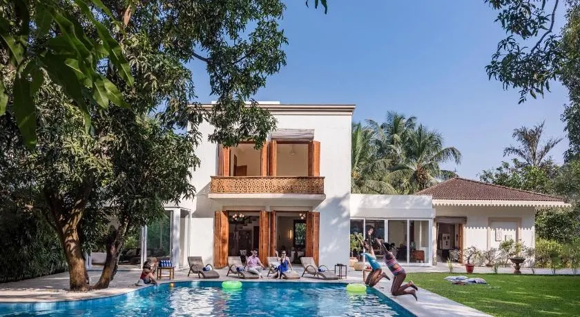 SaffronStays Hacienda by the Sea - 5BR Spanish-style pet & elder-friendly pool villa with lawns, beach access & BBQ nights - Image 1