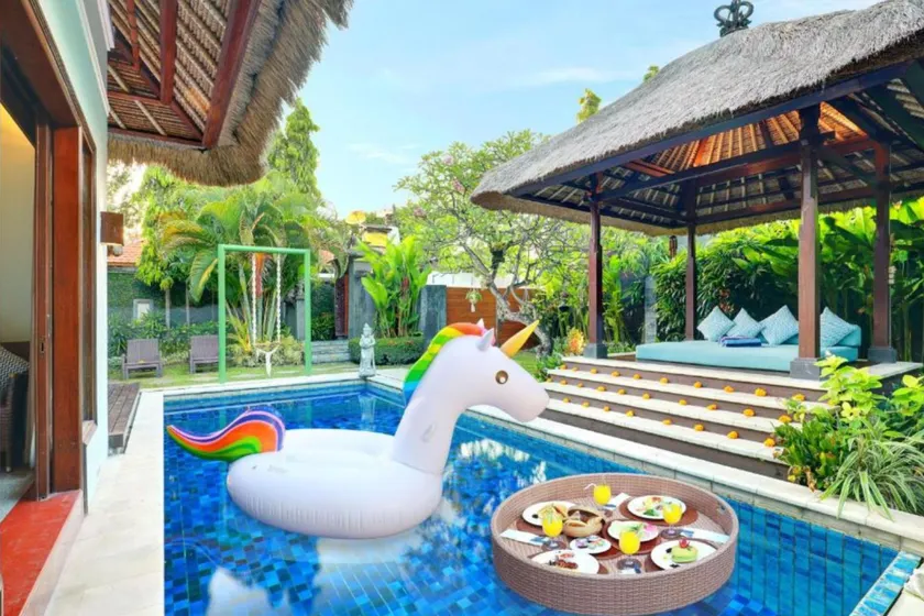 Villa Familiale Privée avec Piscine et 2 Chambres - Image 1