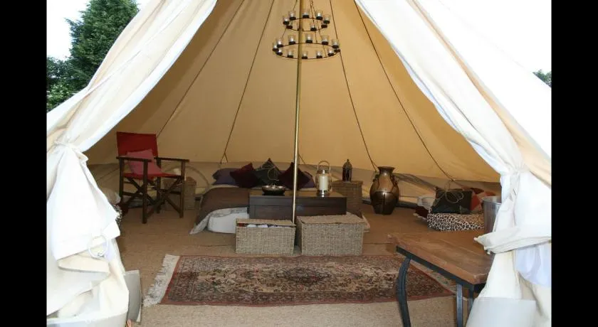 Home Farm Radnage 7 Glamping Bell Tent, with Log Burner and Fire Pit - Image 1