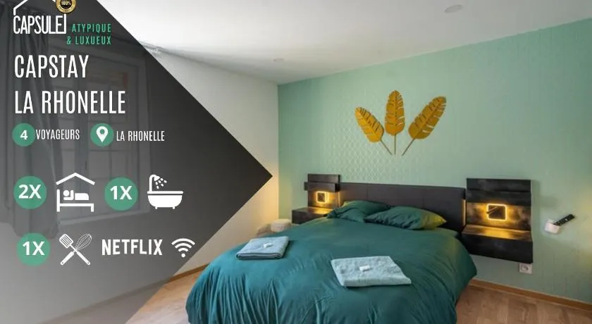 Capstay - La Rhonelle 2 Chambres- Netflix - Cuisine - Image 1