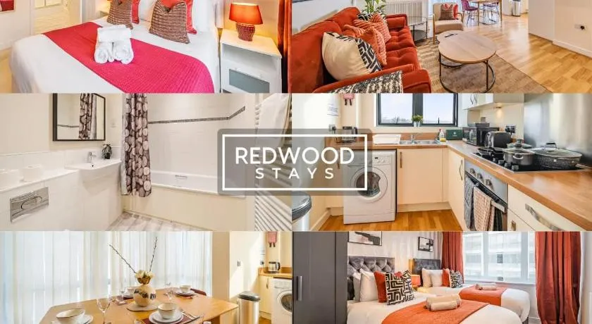2 Bed 2 Bath Basingstoke Town Center Apartment for Contractors & Families, FREE Parking & WiFi by FIROZ PROPERTY MANAGEMENT - Image 1