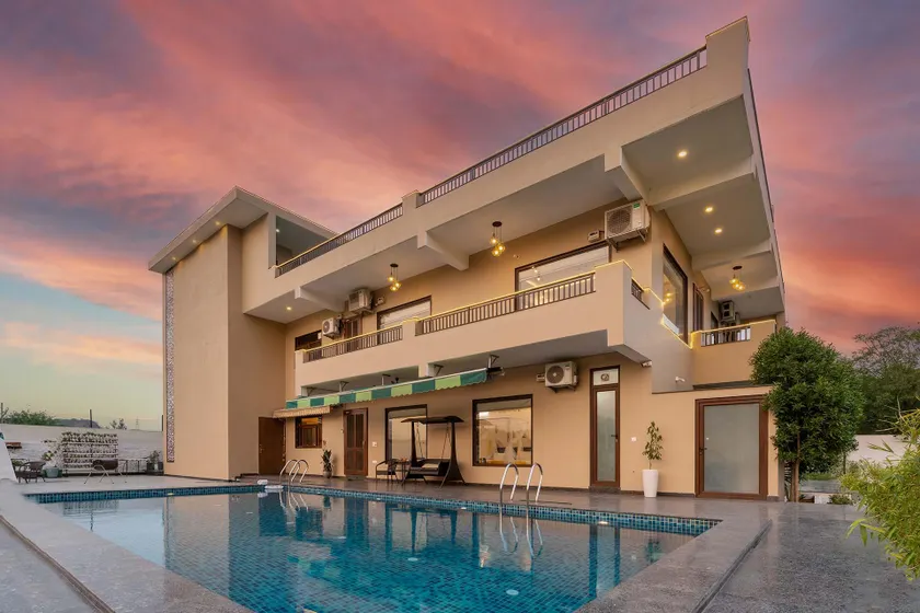 BrookVale Manor by StayVista - Private Pool, BBQ, Views at Haryana - Image 1